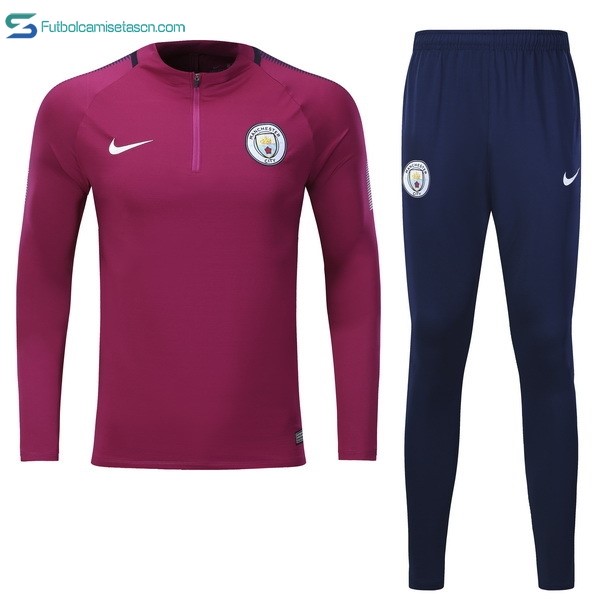 Chandal Manchester City 2017/18 Rojo Marino Azul